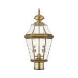 Georgetown 2 Light Outdoor Post Top Lantern 10.25 x 21 Inches by Livex  - 2264