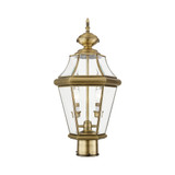 Georgetown 2 Light Outdoor Post Top Lantern 10.25 x 21 Inches by Livex  - 2264