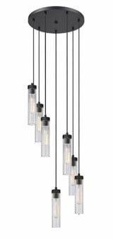 Beau 7 Light Chandelier 12.75 Inches Tall and 18 Inches Wide by Z-Lite - 740P-7R