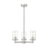 Thayer 3 Light Chandelier In Modern Style 9.25 x 19 Inches Wide by Z-Lite - 742-3