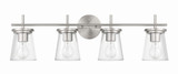 Connell 4 Light Bath Vanity 9.38 Inch Tall and 30.5 Inch Wide by Craftmade - 60404