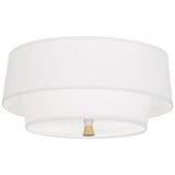 Decker 2 Light 17 Inch Wide Flush Mount by Robert Abbey - DeckerFM