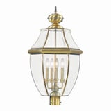 Monterey 4 Light Outdoor Post Top Lantern 16 x 29 Inches by Livex  - 2358