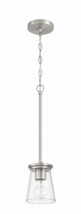 Connell 1 Light Mini Pendant 20 Inch Tall and 5 Inch Wide by Craftmade - 60491