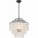 Brielle 4 Light Small Round Chandelier by Crystorama - BRI-3008