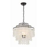 Brielle 4 Light Small Round Chandelier by Crystorama - BRI-3008