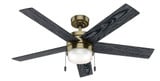 Claudette 52 Inch Ceiling Fan with LED Light Kit by Hunter Fans - 1000778