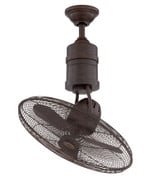Bellows III 21 Inch Rotating Cage Ceiling Fan by Craftmade - BW321