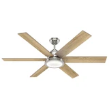 Warrant 6 Blade Ceiling Fan with Light Kit 60 Inch Wide by Hunter Fans - 59461