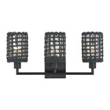 Twinewell 3 Light Bath Vanity 11 Inch Tall and 23 Inch Wide by Livex - 14043