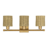 Weavington 3 Light Bath Vanity 9.5 Inch Tall and 23.5 Inch Wide by Livex - 13703