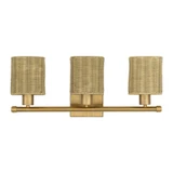 Weavington 3 Light Bath Vanity 9.5 Inch Tall and 23.5 Inch Wide by Livex - 13703