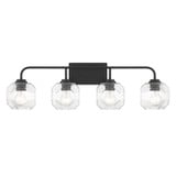 Baldwin 4 Light Bath Vanity 9.5 Inch Tall and 32 Inch Wide by Savoy House - L8-4399-4