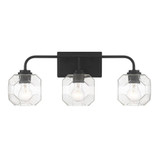 Baldwin 3 Light Bath Vanity 9.5 Inch Tall and 24 Inch Wide by Savoy House - L8-4399-3