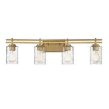 Baxter 4 Light Bath Vanity 9 Inch Tall and 32 Inch Wide by Savoy House - L8-6090-4