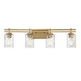 Baxter 4 Light Bath Vanity 9 Inch Tall and 32 Inch Wide by Savoy House - L8-6090-4