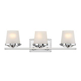 Klein 3 Light Bath Vanity 7.25 Inch Tall and 24 Inch Wide by Savoy House - L8-5250-3