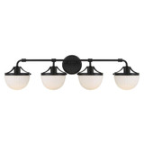 Meredith 4 Light Bath Vanity 9.5 Inch Tall and 33 Inch Wide by Savoy House - L8-3900-4