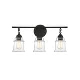 Fuller 3 Light Bath Vanity 11 Inch Tall and 24 Inch Wide by Savoy House - L8-8055-3