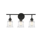 Fuller 3 Light Bath Vanity 11 Inch Tall and 24 Inch Wide by Savoy House - L8-8055-3