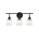 Fuller 3 Light Bath Vanity 11 Inch Tall and 24 Inch Wide by Savoy House - L8-8055-3