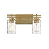 Baxter 2 Light Bath Vanity 9 Inch Tall and 15 Inch Wide by Savoy House - L8-6090-2
