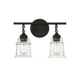 Fuller 2 Light Bath Vanity 11 Inch Tall and 15 Inch Wide by Savoy House - L8-8055-2