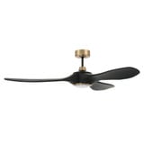 Envy 3 Blade Ceiling Fan with Light Kit 60 Inches Wide by Craftmade - EVY60SB3-NWF