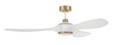 Envy 3 Blade Ceiling Fan with Light Kit 60 Inches Wide by Craftmade - EVY60SB3-NWF