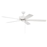 Super Pro 5 Blade Ceiling Fan 13.2 Inch Tall and 60 Inch Wide by Craftmade - S60