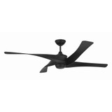 Venn 4 Blade Ceiling Fan with Light Kit 14.72 X 58 Inch Wide by Craftmade - VNN58