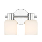 Strand 2 Light Bath Vanity 8 Inch Tall and 10.25 Inch Wide by Savoy House - L8-9022-2