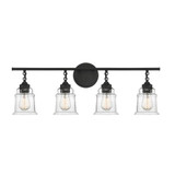 Fuller 4 Light Bath Vanity 11 Inch Tall and 31.38 Inch Wide by Savoy House - L8-8055-4