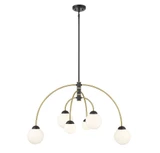 6 Light Oversized Chandelier by Meridian M100114 - M100114