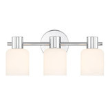 Strand 3 Light Bath Vanity 8 Inch Tall and 16.75 Inch Wide by Savoy House - L8-9022-3