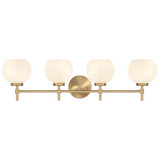 Hannah 4 Light Bath Vanity 8 Inch Tall and 32 Inch Wide by Savoy House - L8-9621-4