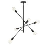 6 Light Medium Chandelier by Meridian M10084 - M10084