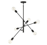 6 Light Medium Chandelier by Meridian M10084 - M10084
