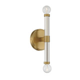 Kingsburg 2 Light Wall Sconce 11.5 Inch Tall X 4.5 Inch Wide by Savoy House - L9-6733-2