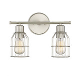 2 Light Vanity Light 11 Inch Tall by Meridian - M80003