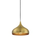 1 Light Medium Pendant 8.5 Inch Tall by Meridian - M70075