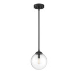 1 Light Mid Century Modern Small Pendant 8.75 Inch Tall by Meridian - M70067