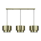 Zolana 3 Light Extra Large Linear Chandelier 20 X 12 Inch Wide by Livex - 40053
