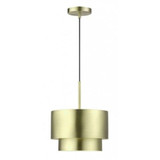 Zolana 1 Light Pendant 20 Inch Tall and 12 Inch Wide by Livex - 40059