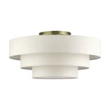 Manorwood 5 Light Extra Large Semi Flush Mount 28 Inch Wide by Livex - 41948