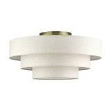 Manorwood 5 Light Extra Large Semi Flush Mount 28 Inch Wide by Livex - 41948