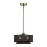 Florell 1 Light Pendant 16 Inch Tall and 13 Inch Wide by Livex - 49141