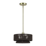 Florell 1 Light Pendant 16 Inch Tall and 13 Inch Wide by Livex - 49141