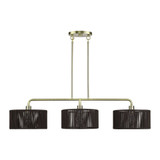 Acordia 3 Light Extra Large Linear Chandelier 19 X 12 Inch Wide by Livex - 49129