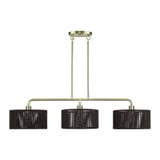 Acordia 3 Light Extra Large Linear Chandelier 19 X 12 Inch Wide by Livex - 49129